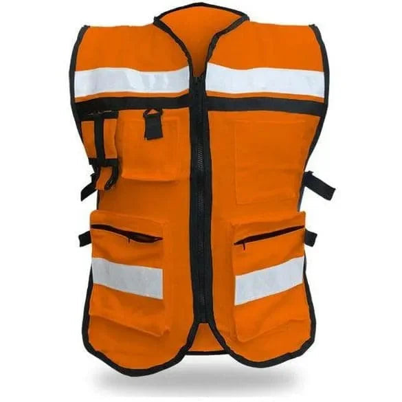 Chalecos Personalizados tipo Reportero con Logo – Bordado o Impresión Digital | Tohono Graphics