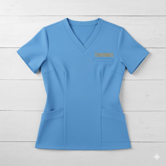 Filipina Médica de Mujer Personalizada con Logo – Bordado o Impresión Digital | Tohono Graphics