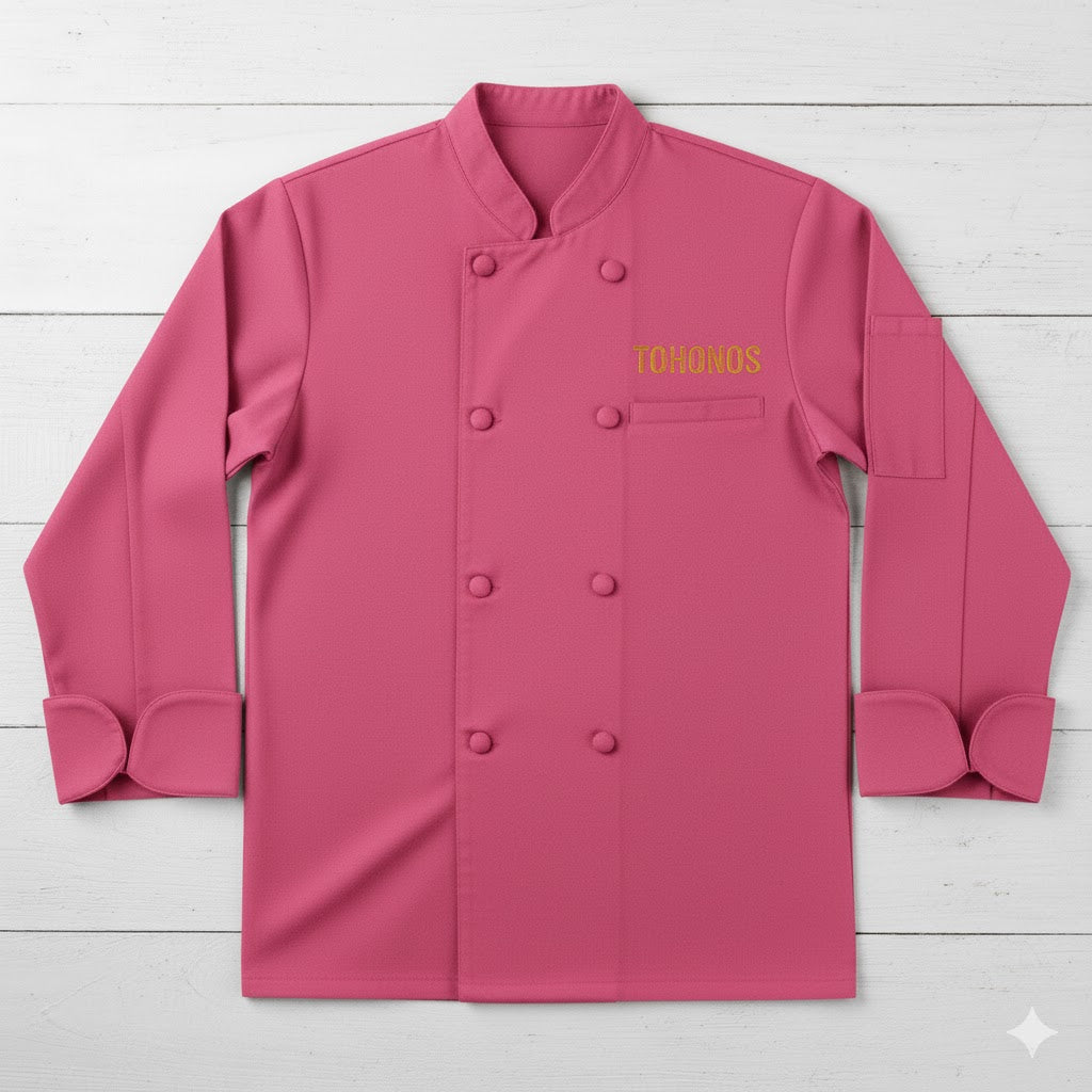 Filipina Chef de Mujer Personalizada con Logo – Bordado o Impresión Digital | Tohono Graphics