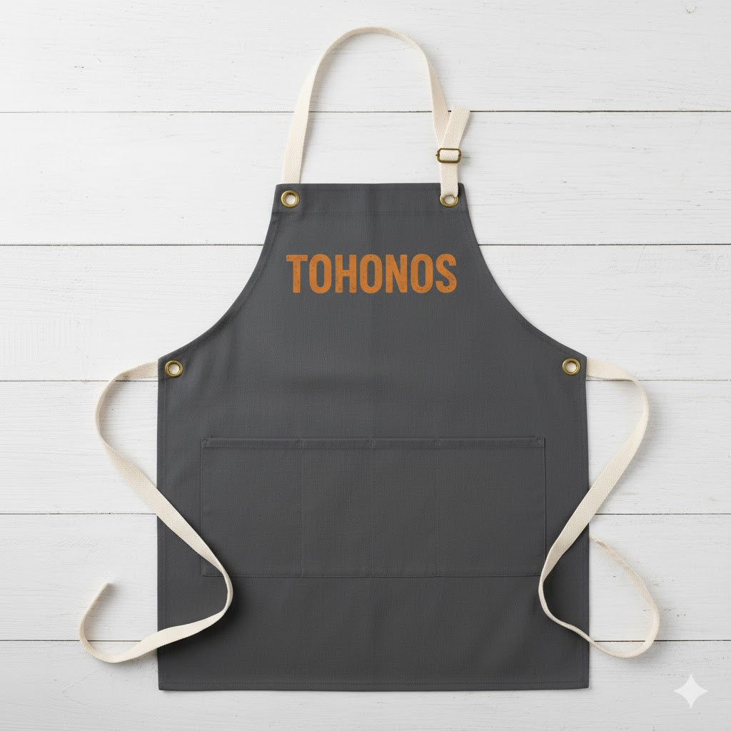 Mandil Personalizado con Logo – Bordado o Estampado en vinil Textil | Tohono Graphics